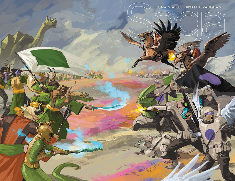 Illustration for article titled Saga Is the Best Comic in the Universe Because It Shows You How Evil Robots Jack Off